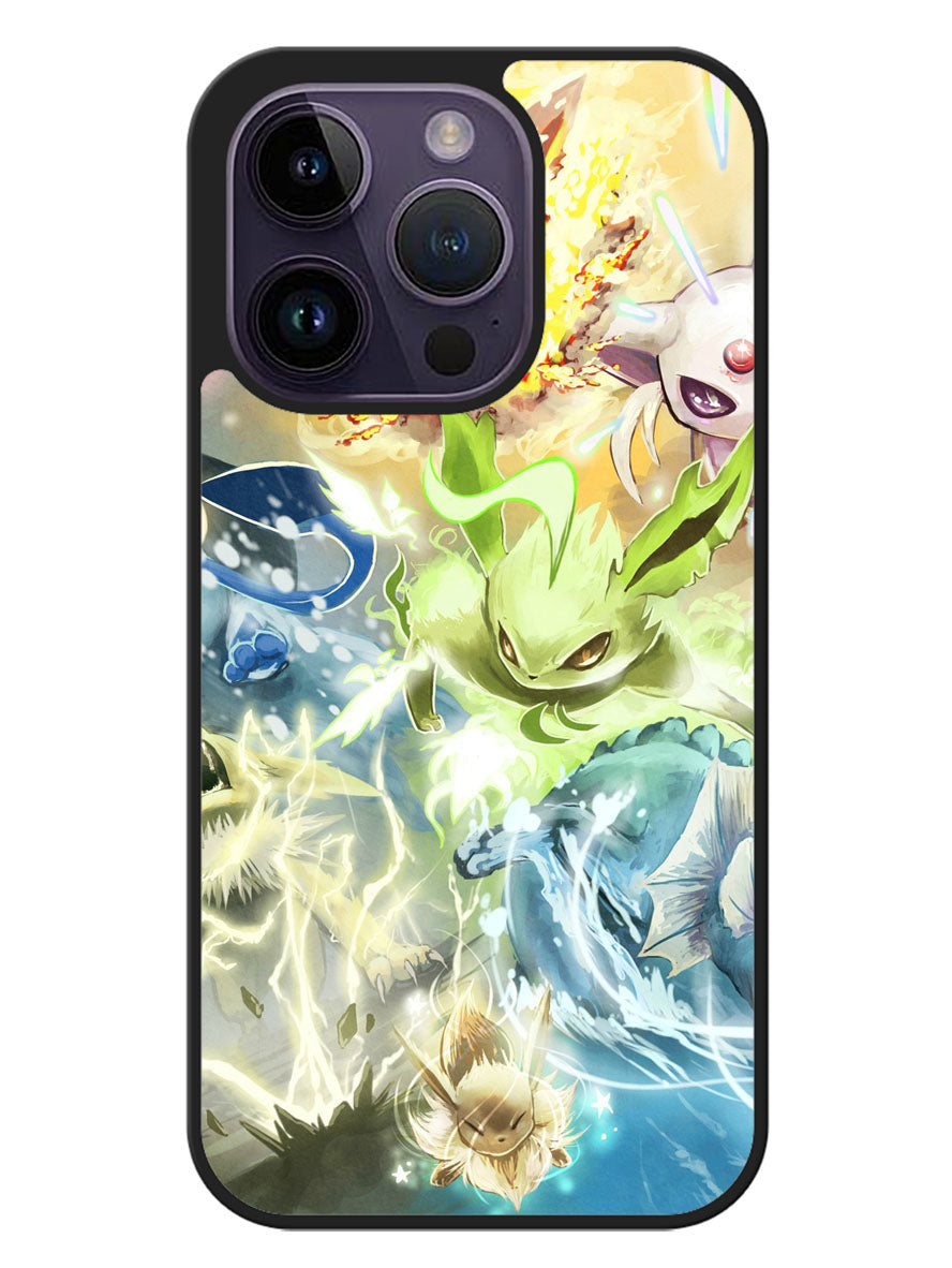 Pokemon Eevee Evolutions Google iPhone 14 Pro Max Case OV1221
