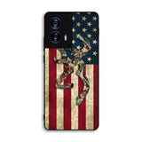 Browning Deer Real Tree Camo USA Flag Motorola Moto G Power 5G 2024 Case OV7756
