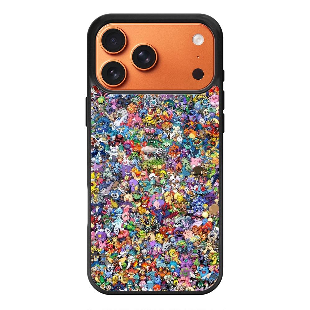 Pokemon Collage iPhone 17 Pro Case