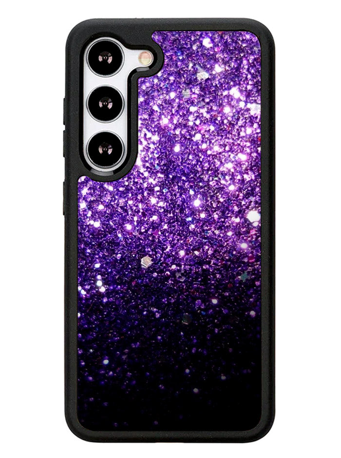 Purple Sparkling Glitter Samsung Galaxy S23 5G Case