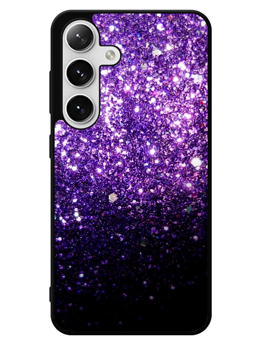 Purple Sparkling Glitter Samsung Galaxy S24 5G Case