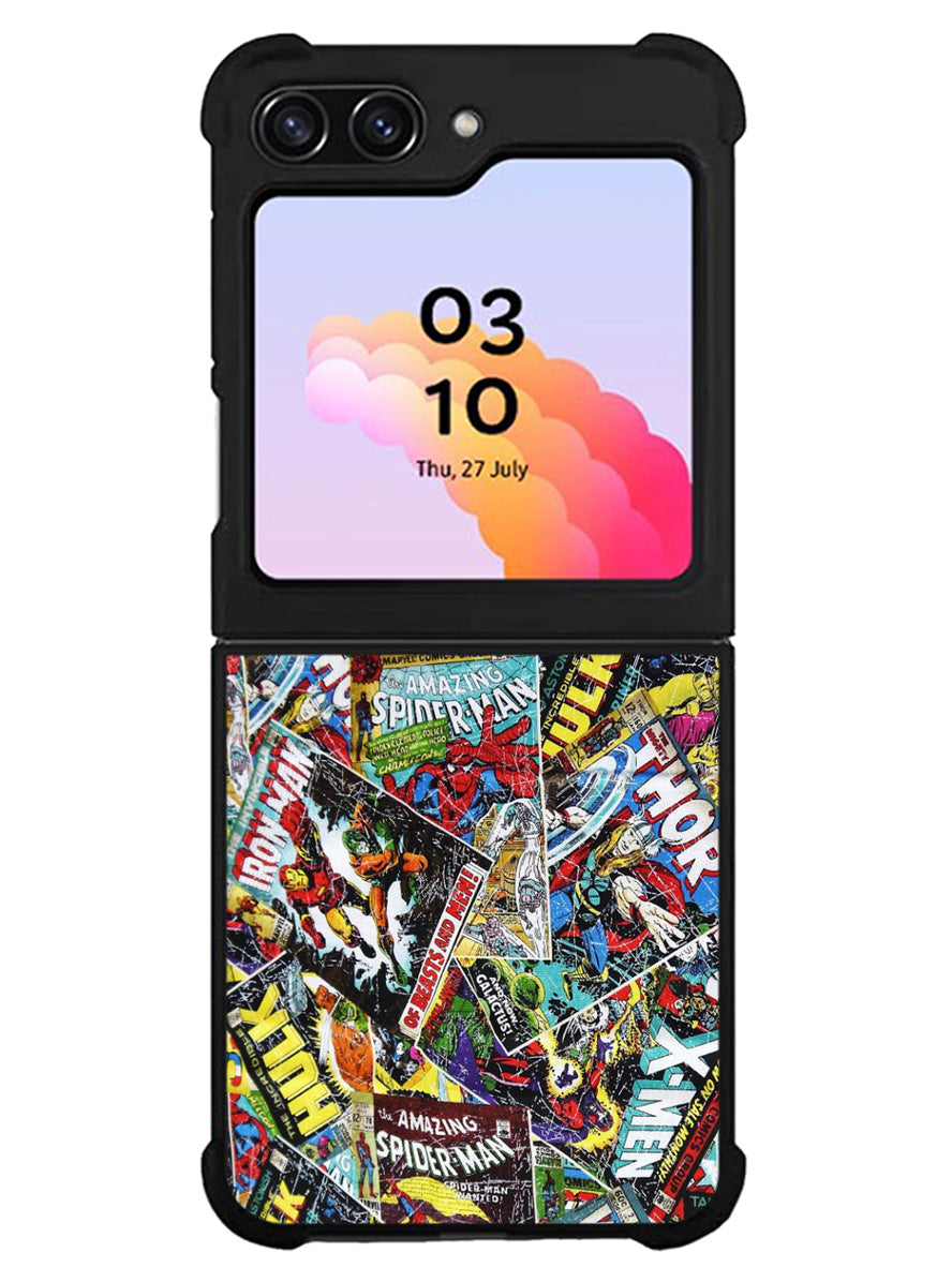 Marvel Comics Cover Samsung Galaxy Z Flip 5 5G 2023 Case