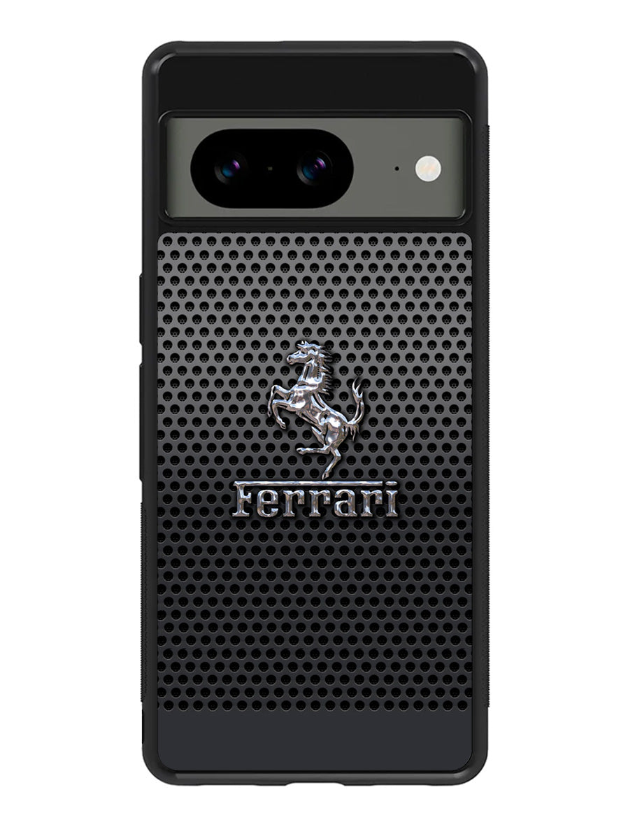 Ferrari Chrome Logo Google Pixel 8A Case QC1286