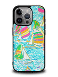 Lilly Pulitzer Sailboat iPhone 16 Pro Case