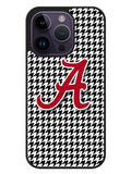 Alabama Houndstooth Crimson Tide iPhone 14 Pro Case
