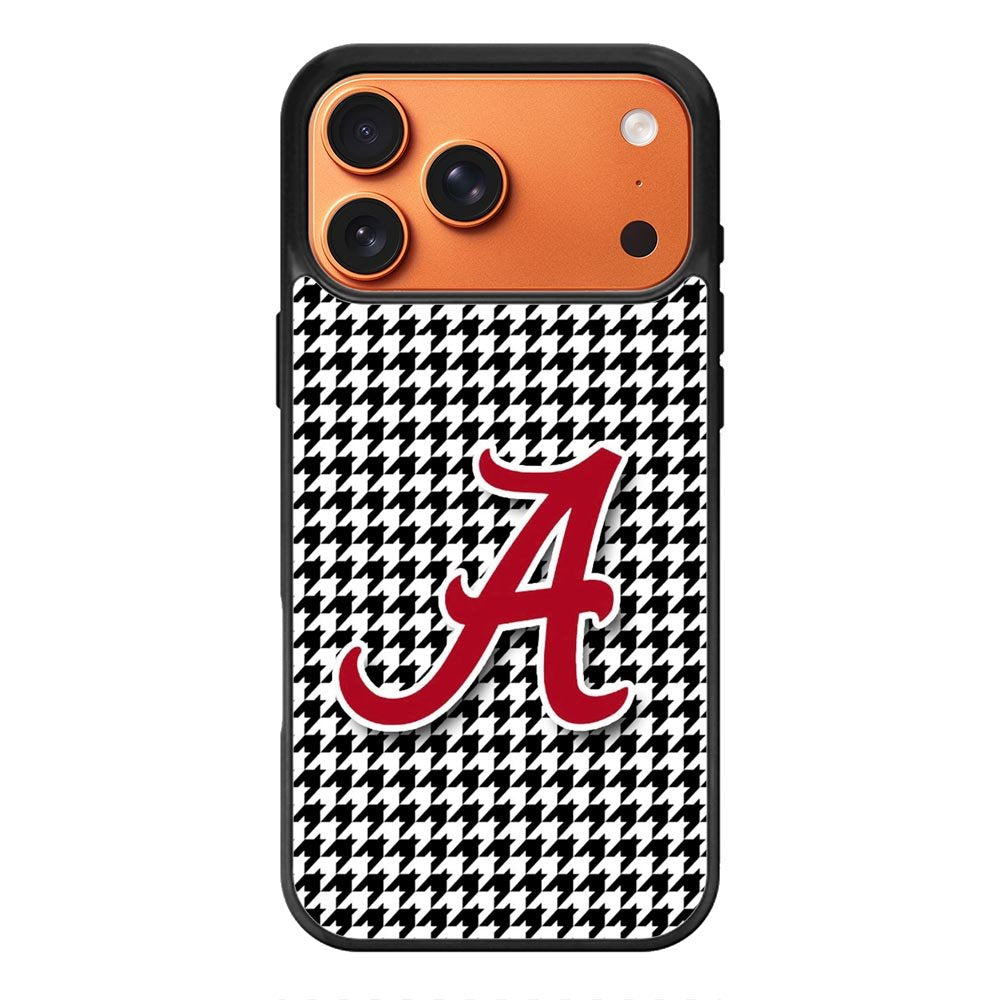 Alabama Houndstooth Crimson Tide iPhone 17 Pro Case