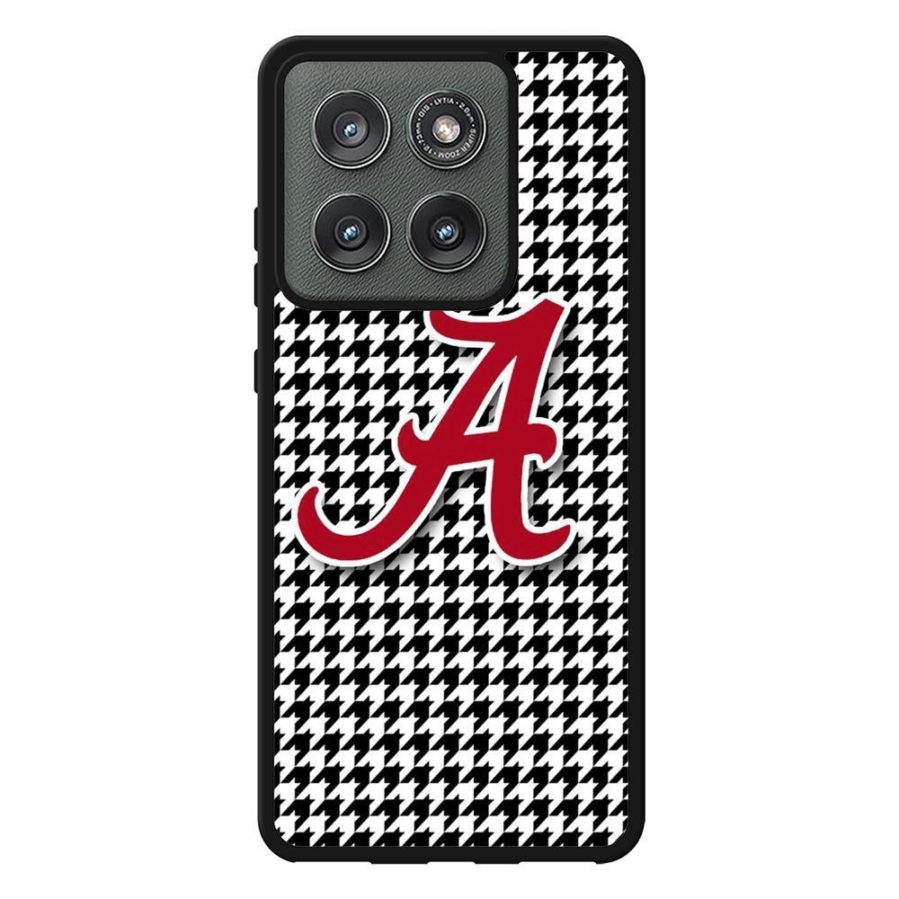 Alabama Houndstooth Crimson Tide Motorola Moto Edge 2025 Case