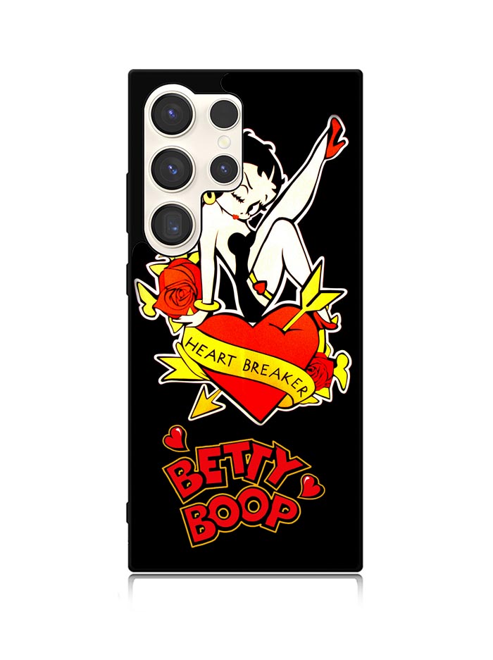 Betty Boop Heart Breaker Samsung Galaxy S24 Ultra 5G Case OV1333
