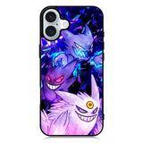 Gengar Sinister Pokemon iPhone 16 Plus Case