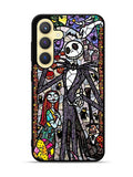 Nightmare Before Christmas Art Glass Samsung Galaxy S24 Plus 5G , Samsung Galaxy S24+ 5G Case