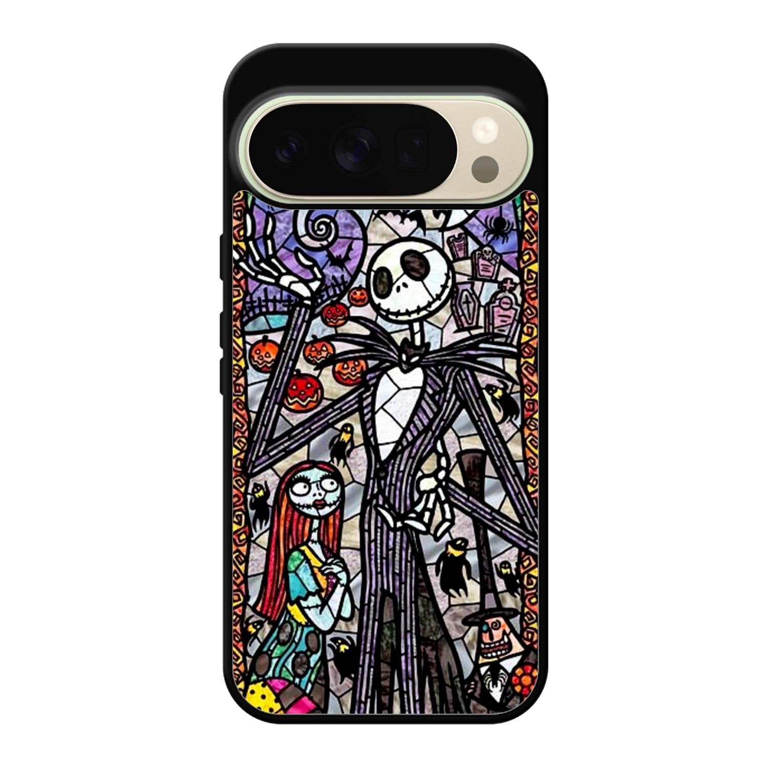 Nightmare Before Christmas Art Glass Google Pixel 10 Pro XL Case