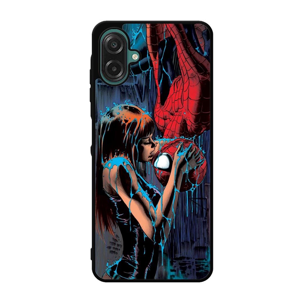 Spiderman Mary Jane Kissing Samsung Galaxy A07 Case QC1356