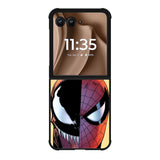 Venom Vs Spiderman Face Motorola Moto RAZR Plus 2025 Case OV1358