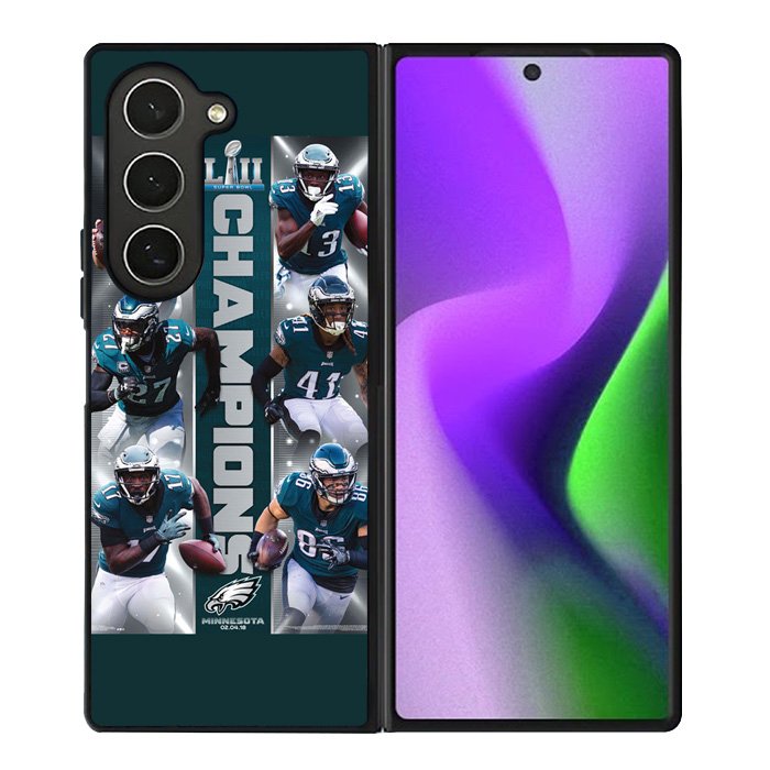 Philadelphia Eagles Super Bowl Samsung Galaxy Z Fold 6 Case