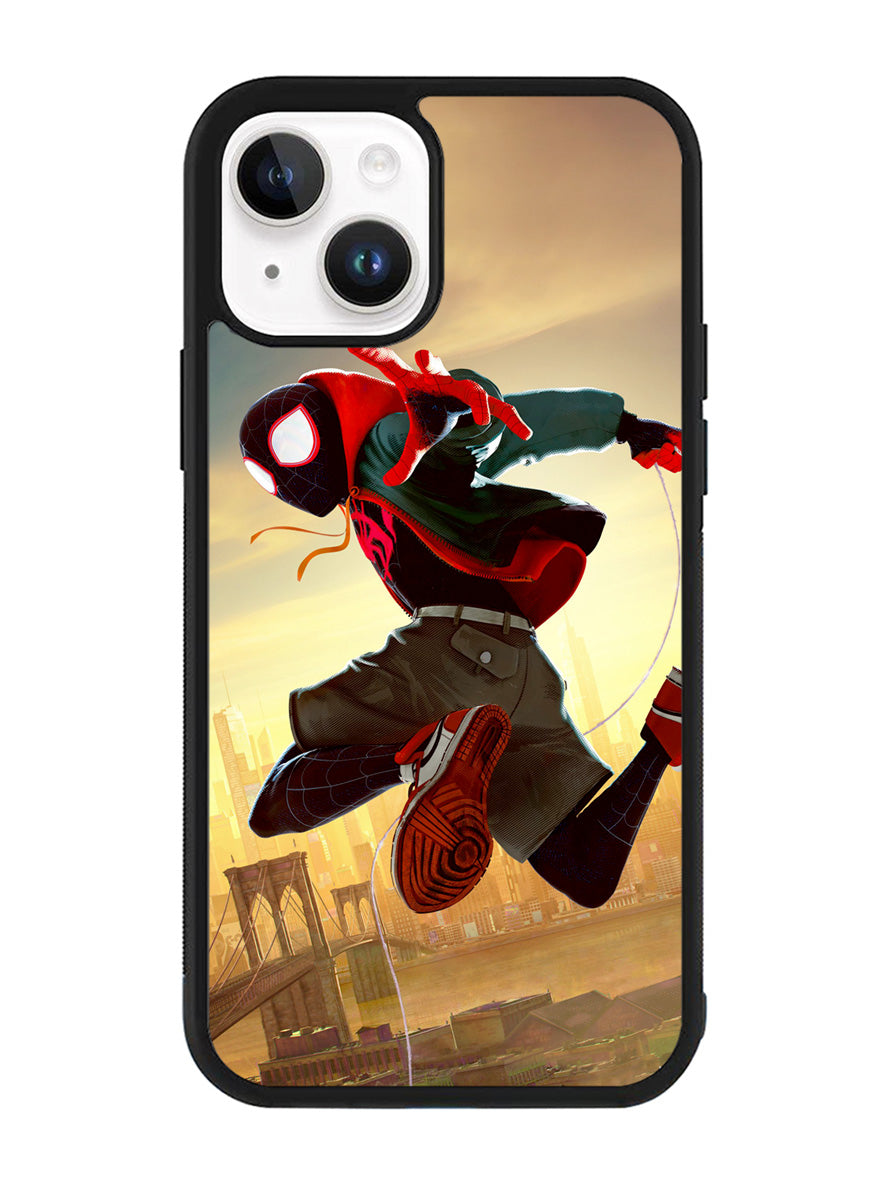 Spiderman Swing iPhone 14 Case QC1390