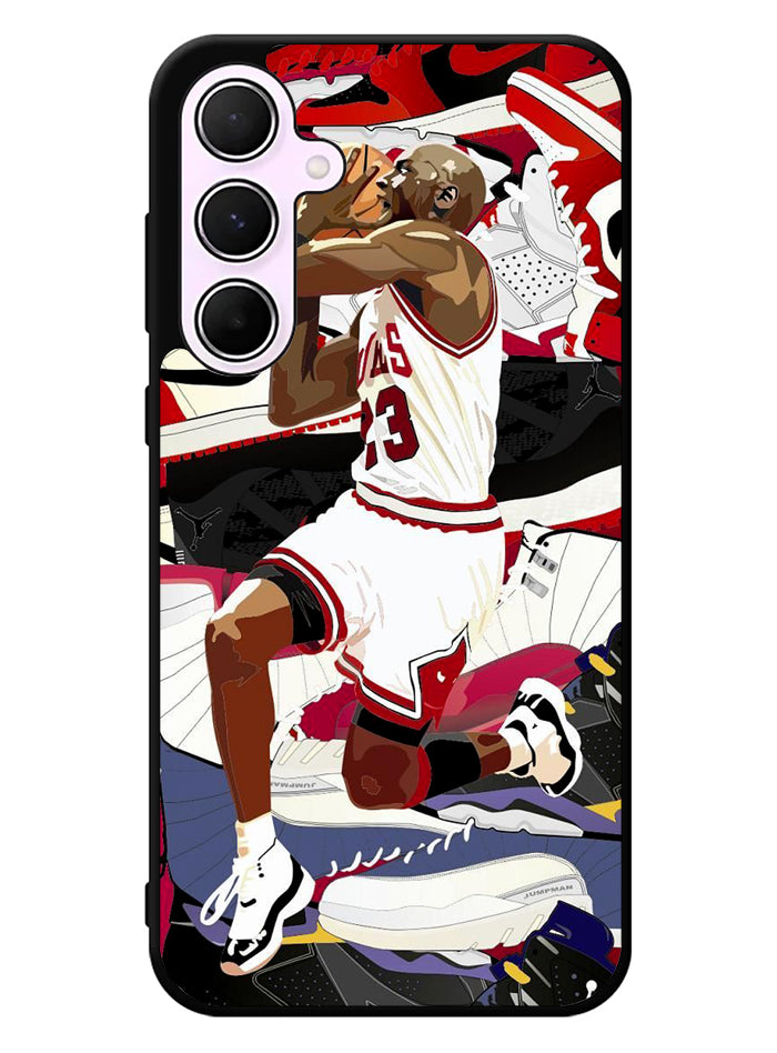 Michael Jordan 23 Samsung Galaxy A55 5G Case