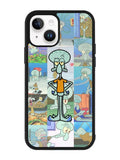 Squidward Spongebob Wallpaper iPhone 15 Plus Case OV1409