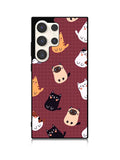 Cat Pattern Wallpaper Samsung Galaxy S24 Ultra 5G Case OV1436