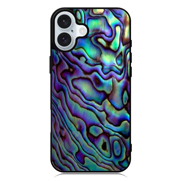 Abalone Abstract iPhone 16 Plus Case QC7543