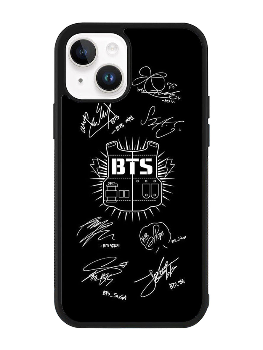 Bangtan Boys Bts Signature iPhone 14 Case QC7552