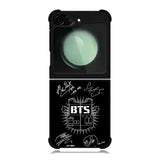 Bangtan Boys Bts Signature Samsung Galaxy Z Flip 6 5G 2024 Case OV7552