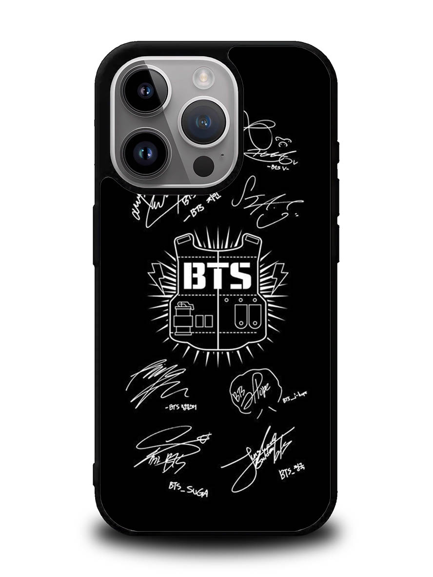 Bangtan Boys Bts Signature iPhone 14 Pro Case QC7552