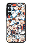 Gravity Falls Pattern Samsung Galaxy A35 5G Case OV7625