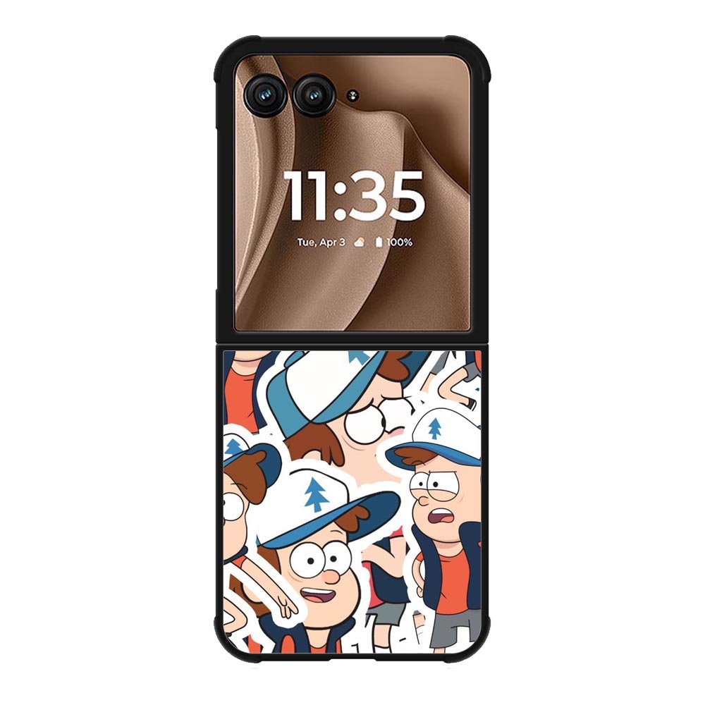 Gravity Falls Pattern Motorola Moto RAZR Plus 2025 Case OV7625