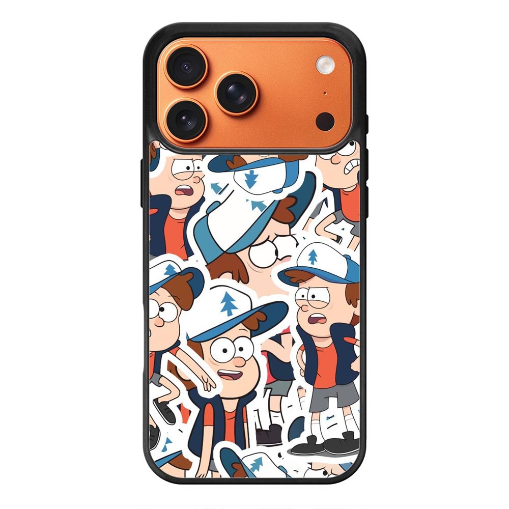 Gravity Falls Pattern iPhone 17 Pro Max Case QC7625