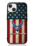Us Air Force Military Usa Flag iPhone 14 Plus Case OV6585