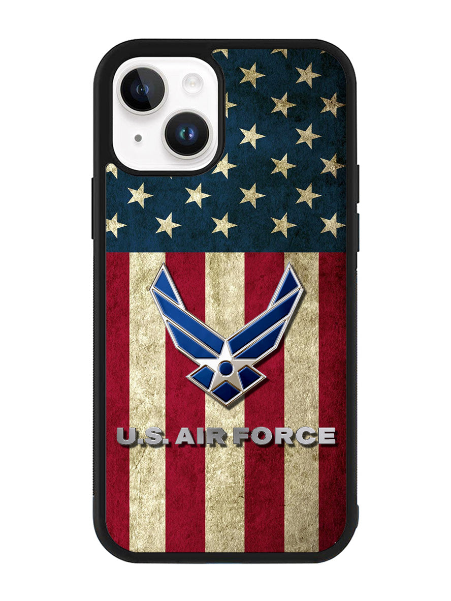 Us Air Force Military Usa Flag iPhone 15 Case OV7589