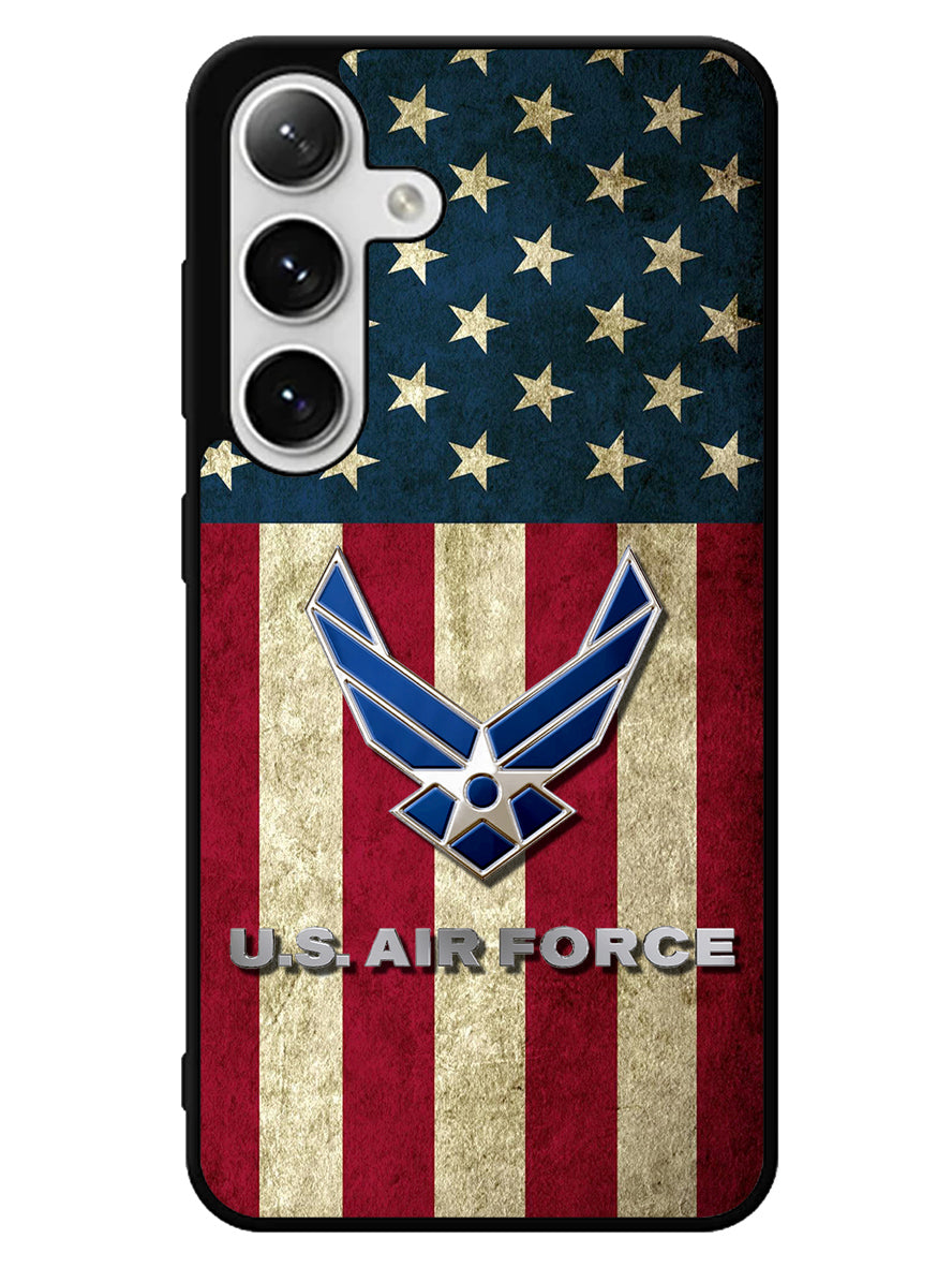 Us Air Force Military Usa Flag Samsung Galaxy S25 5G Case