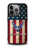 Us Air Force Military Usa Flag iPhone 15 Pro Case
