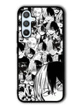 Todoroki Black and White Samsung Galaxy A14 5G Case QC7534
