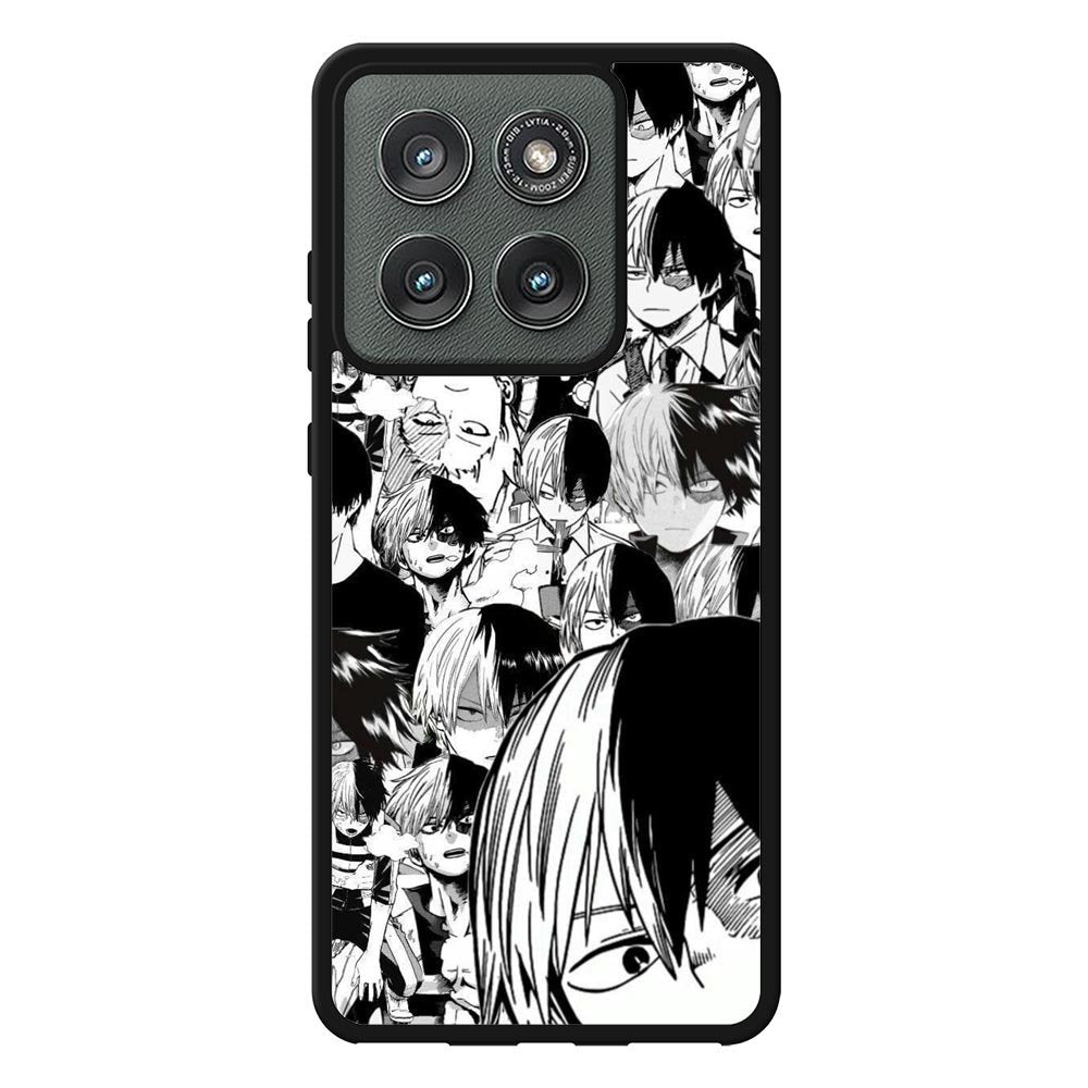Todoroki Black and White Motorola Moto Edge 2025 Case QC7534