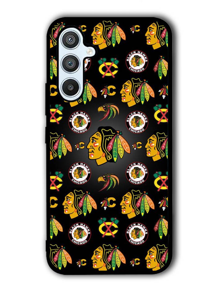 Chicago Blackhawks Pattern Samsung Galaxy A54 5G Case OV7420