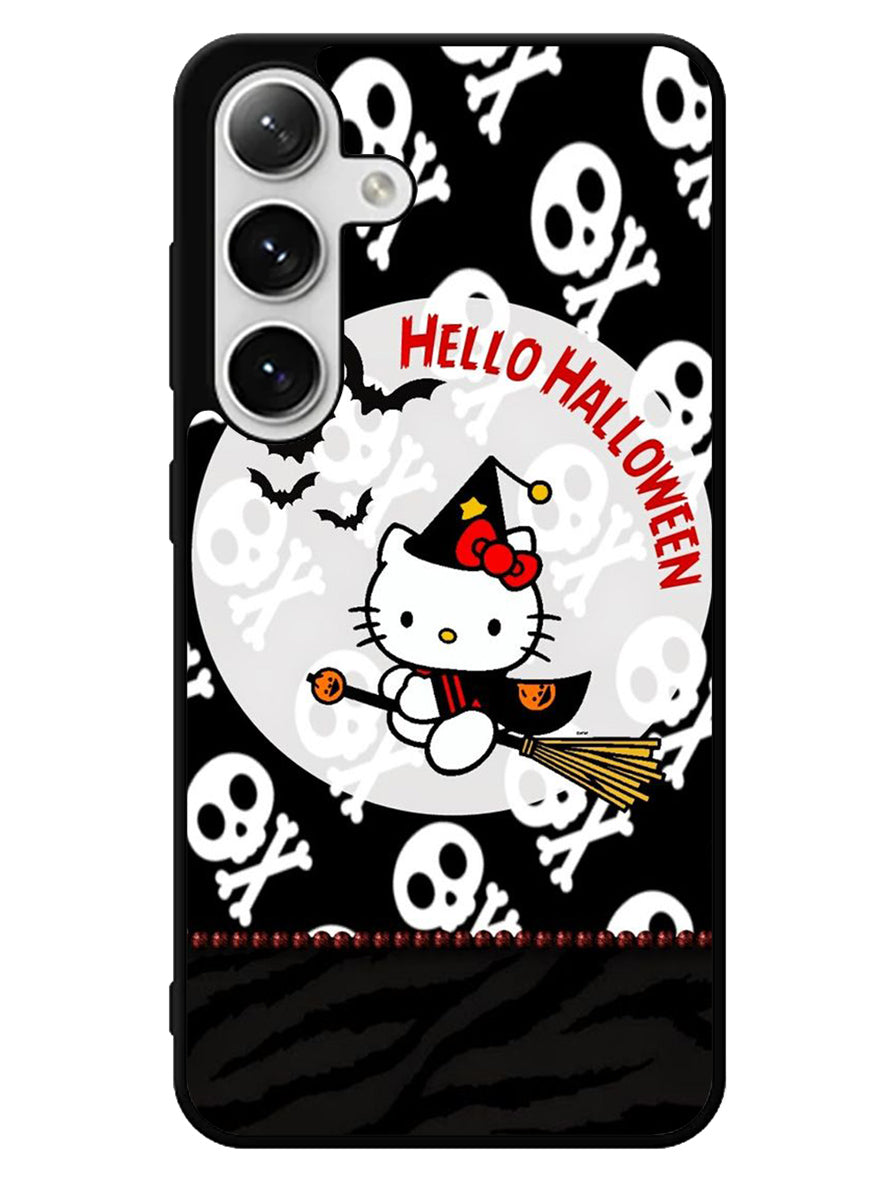 Hello Halloween Kitty Samsung Galaxy S25 5G Case