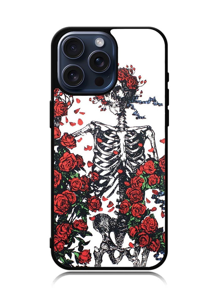 Grateful Dead Bones And Roses iPhone 15 Pro Max Case OV9625