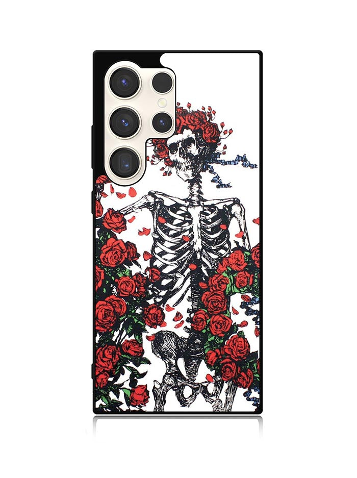 Grateful Dead Bones And Roses Samsung Galaxy S24 Ultra 5G Case