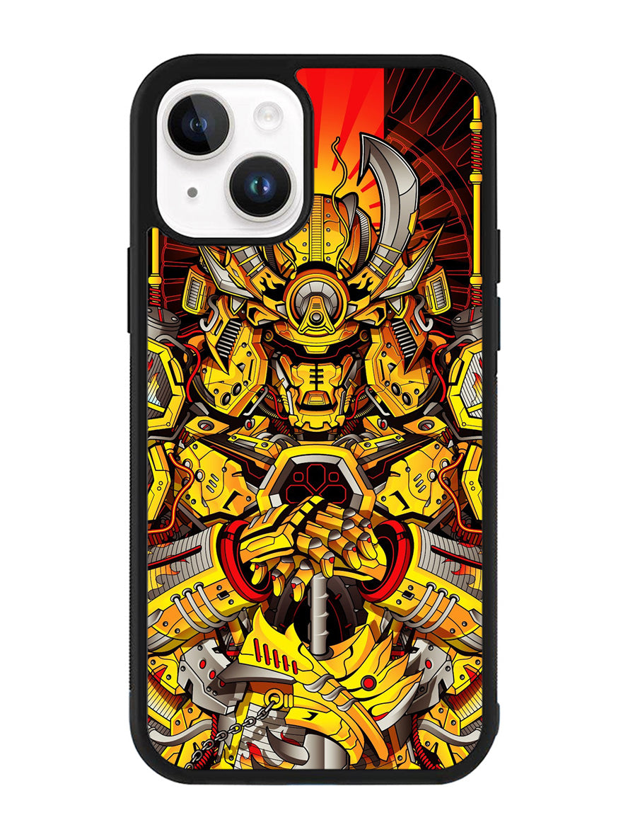 Mecha Samurai iPhone 15 Plus Case OV9635