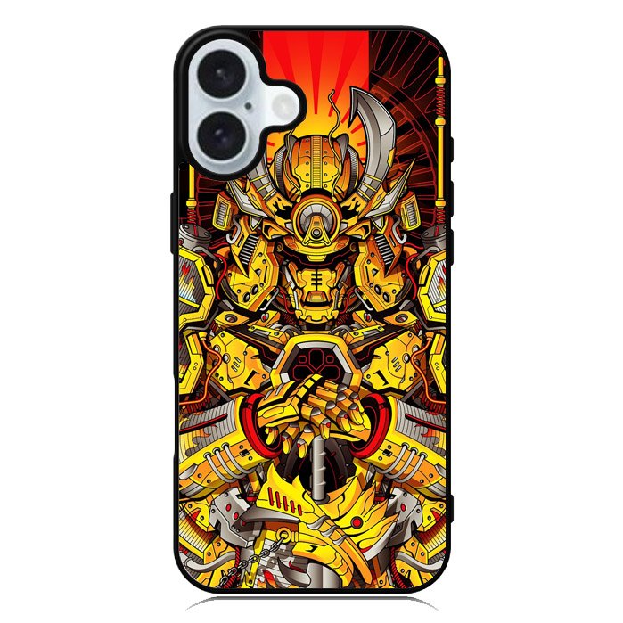Mecha Samurai iPhone 16 Plus Case QC9635