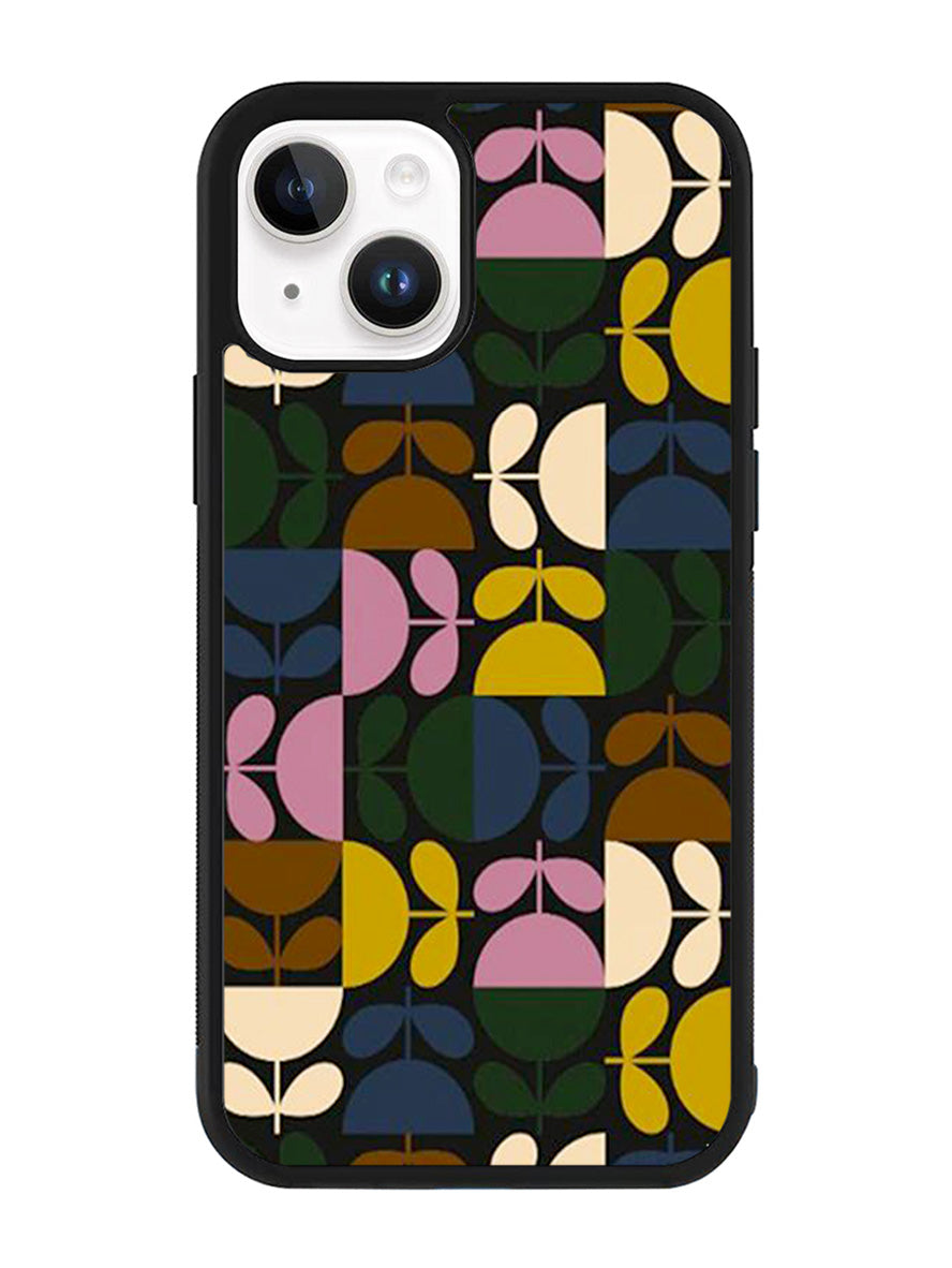 Multi Stem Orla Kiely Flower iPhone 15 Case OV9613