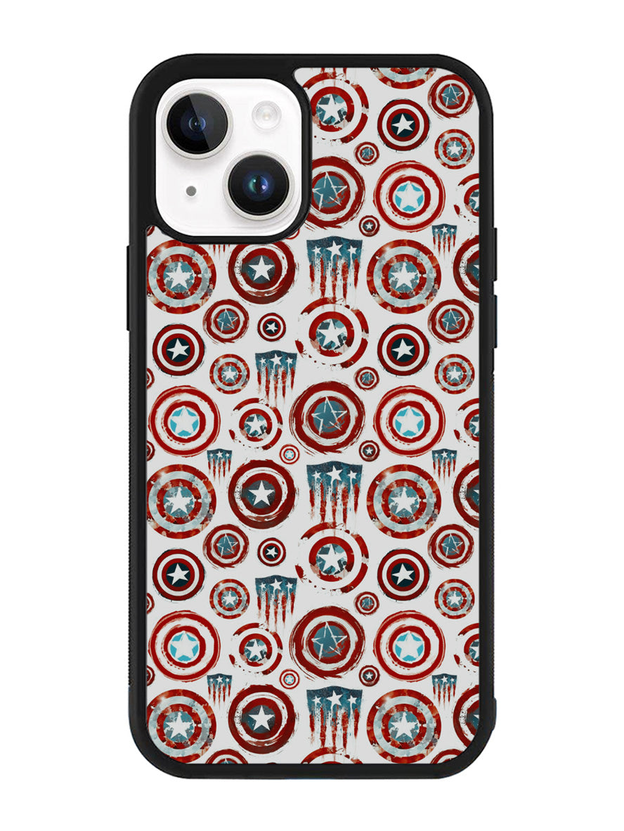 Wallpaper Shield Capt Americ iPhone 14 Plus Case QC9595