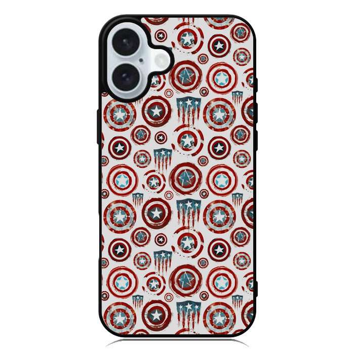 Wallpaper Shield Capt Americ iPhone 16 Case QC9595