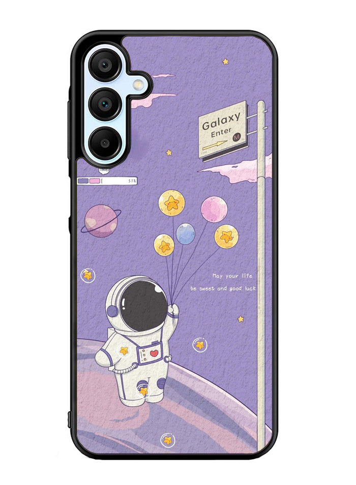 Astronaut Purple Samsung Galaxy A35 5G Case OV9083
