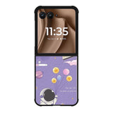 Astronaut Purple Motorola Moto RAZR Plus 2025 Case OV9083