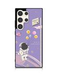 Astronaut Purple Samsung Galaxy S23 Ultra 5G Case QC9083