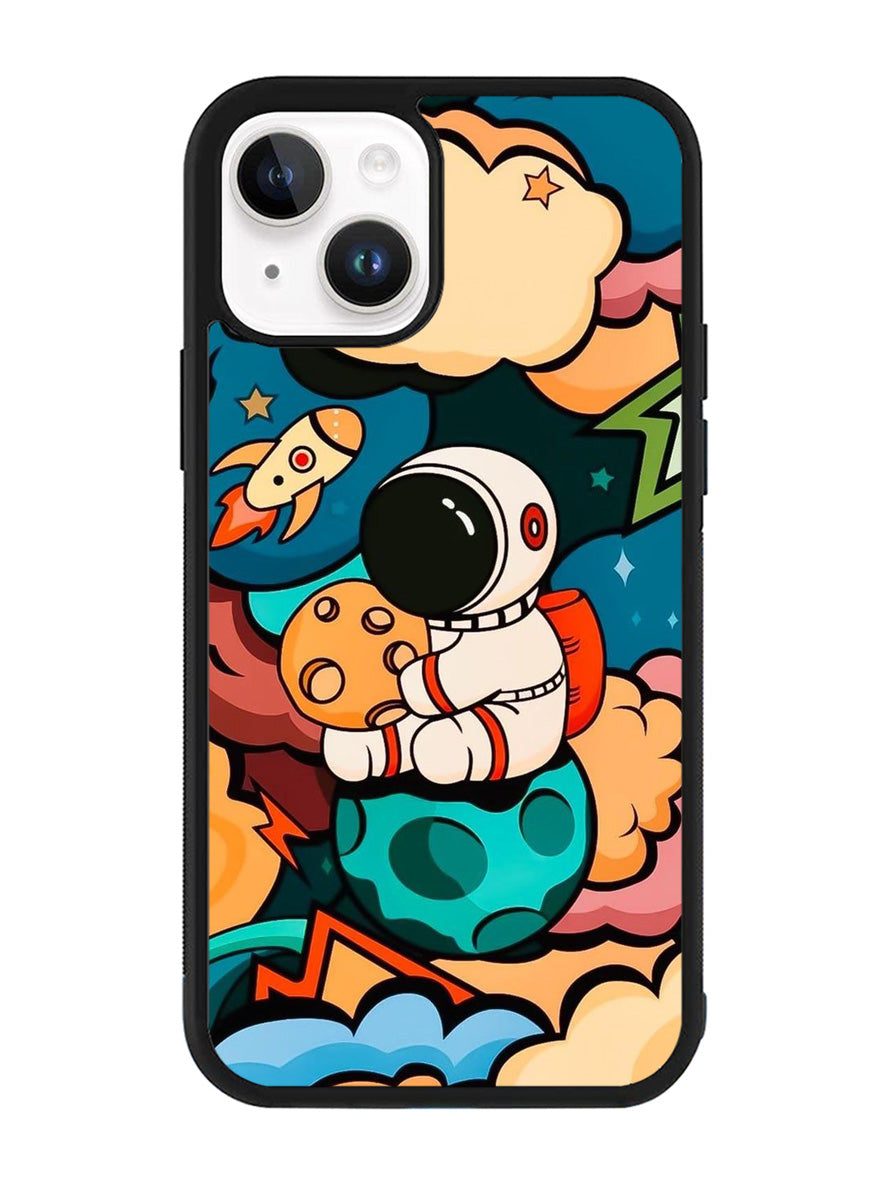 Astronout Art iPhone 15 Case OV9082
