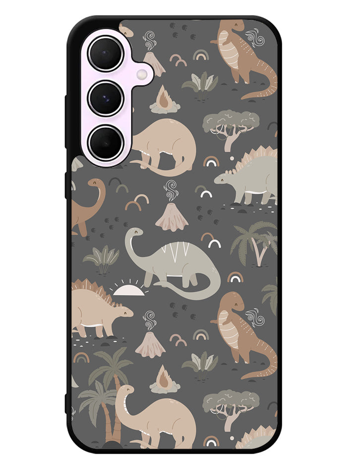 Cute Dinosaurs Samsung Galaxy A55 5G Case
