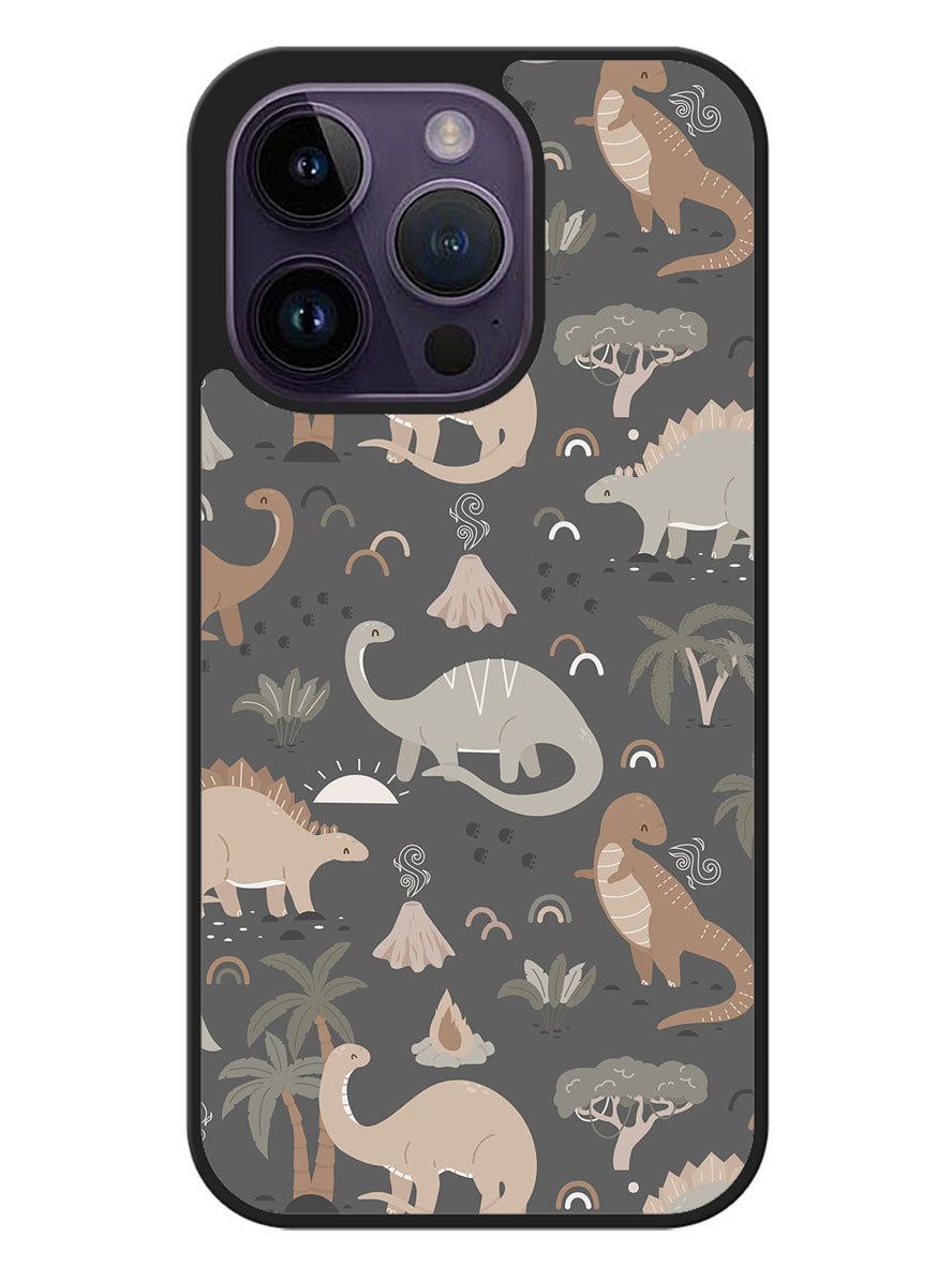 Cute Dinosaurs iPhone 14 Pro Case OV9076